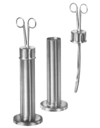 Dressing Forceps in Jar with Cap